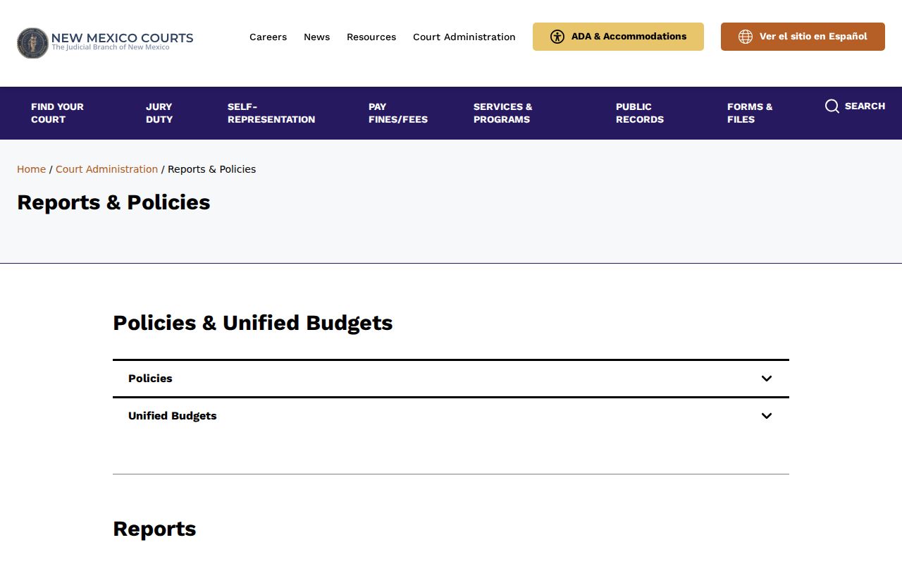 Chaves County court docket New Mexico judiciary reports page