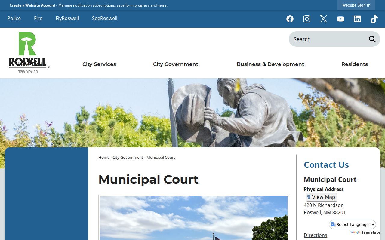 Roswell court docket municipal court records